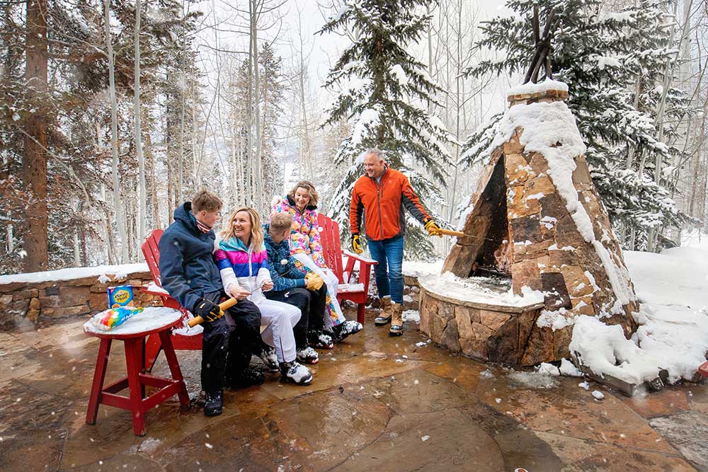 Family in Beaver Creek, CO